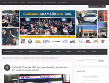 Tablet Screenshot of carlsbadchamberblog.org